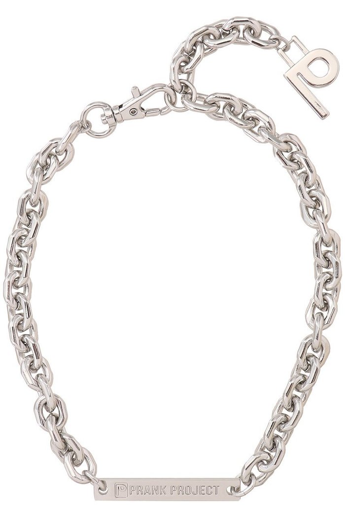 【プランク プロジェクト/PRANK PROJECT】のロゴプレートチョーカー / Logo Plate Choker インテリア・キッズ・メンズ・レディースファッション・服の通販 founy(ファニー) https://founy.com/ ファッション Fashion レディースファッション Fashion for Women ジュエリー Jewelry ネックレス Necklaces & Pendants シルバー Silver, Metallic Silver シンプル Simple, Minimal チョーカー Tulle, Mesh Fabric ネックレス Necklace, Pendant Necklace フロント Front, Front Design ロング Long, Long-Length |ID: prp329100004195787 ipo3291000000036139016