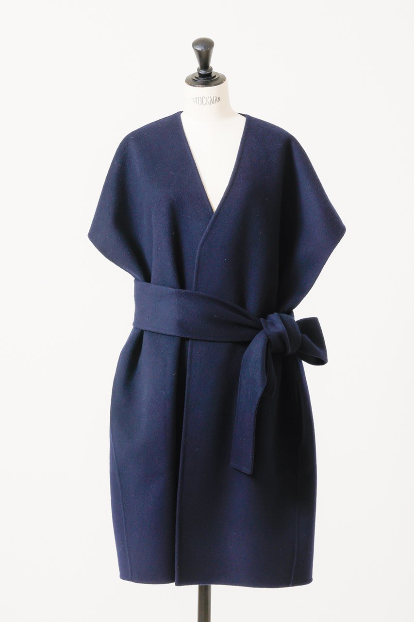 【デザイン ワークス/DESIGN WORKS】のダブルフェイスロングベスト インテリア・キッズ・メンズ・レディースファッション・服の通販 founy(ファニー) 　ファッション　Fashion　レディースファッション　Fashion for Women　アウター　Coat / Outerwear Collection　レディースジャケット・軽アウター　Jackets　ジャケット　Jacket, Outerwear　ベスト　Vest, Waistcoat　A/W・秋冬　Autumn/Winter　ネイビー|ID: prp329100004197265 ipo3291000000035690709