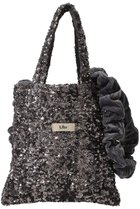 【ウーア/Uhr】の【ELLESHOP限定】ベロアショルダー付き ミニスパンコールバッグ シルバー|ID: prp329100004197267 ipo3291000000035487048