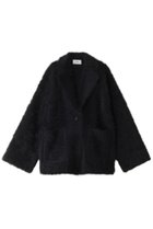 【クラネ/CLANE】のANGOLA TAILORED KNIT JACKET ジャケット BLACK|ID:prp329100004197275