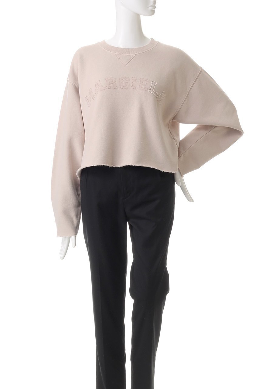 【メゾン マルジェラ/MAISON MARGIELA】のスウェットトップス 人気、トレンドファッション・服の通販 founy(ファニー) 　ファッション　Fashion　レディースファッション　Fashion for Women　トップス・カットソー　Cut & Sew Tops　シャツ・ブラウス・オフィスカジュアル　Elegant Blouses & Button-Ups　レディースパーカー・カジュアルフーディー　Casual Hoodies & Sweatshirts　ロングTシャツ・Tシャツ　Longline T-Shirts & Tees　スウェット・クルーネックトップス　Sweatshirts & Crewnecks / Relaxed Fit Sweat Tops　カットソー・ベーシックTシャツ　Cut-and-Sewn Tops / Stretch Tees & Basics　スウェット / スエット　Sweatshirt, Sweatwear　スリーブ　Sleeve, Long Sleeve / Short Sleeve　ロング　Long, Long-Length　ワイド　Wide, Wide Fit　other-2|ID: prp329100004197277 ipo3291000000032895732