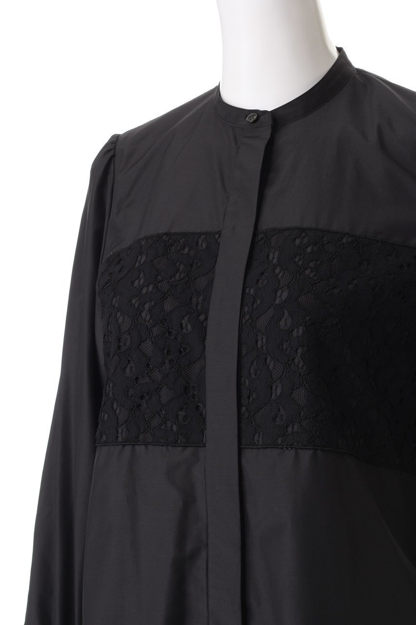 【デザイン ワークス/DESIGN WORKS】のタイプライター×レースブラウス 人気、トレンドファッション・服の通販 founy(ファニー) 　ファッション　Fashion　レディースファッション　Fashion for Women　トップス・カットソー　Cut & Sew Tops　シャツ・ブラウス・オフィスカジュアル　Elegant Blouses & Button-Ups　インナー　Innerwear　ジャケット　Jacket, Outerwear　スリット　Slit, Slit Detail　スリーブ　Sleeve, Long Sleeve / Short Sleeve　タイプライター　Typewriter Fabric, Crisp Cotton　タフタ　Taffeta, Structured Fabric　レース　Lace, Lace Fabric　ロング　Long, Long-Length　other-5|ID: prp329100004197299 ipo3291000000034955838