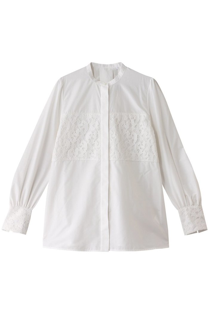 【デザイン ワークス/DESIGN WORKS】のタイプライター×レースブラウス インテリア・キッズ・メンズ・レディースファッション・服の通販 founy(ファニー) https://founy.com/ ファッション Fashion レディースファッション Fashion for Women トップス・カットソー Cut & Sew Tops シャツ・ブラウス・オフィスカジュアル Elegant Blouses & Button-Ups インナー Innerwear ジャケット Jacket, Outerwear スリット Slit, Slit Detail スリーブ Sleeve, Long Sleeve / Short Sleeve タイプライター Typewriter Fabric, Crisp Cotton タフタ Taffeta, Structured Fabric レース Lace, Lace Fabric ロング Long, Long-Length |ID: prp329100004197299 ipo3291000000036023689