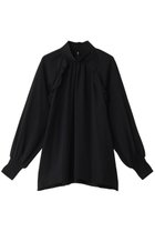 【デザイン ワークス/DESIGN WORKS】の袖リブフリルブラウス ブラック|ID: prp329100004197300 ipo3291000000036023704
