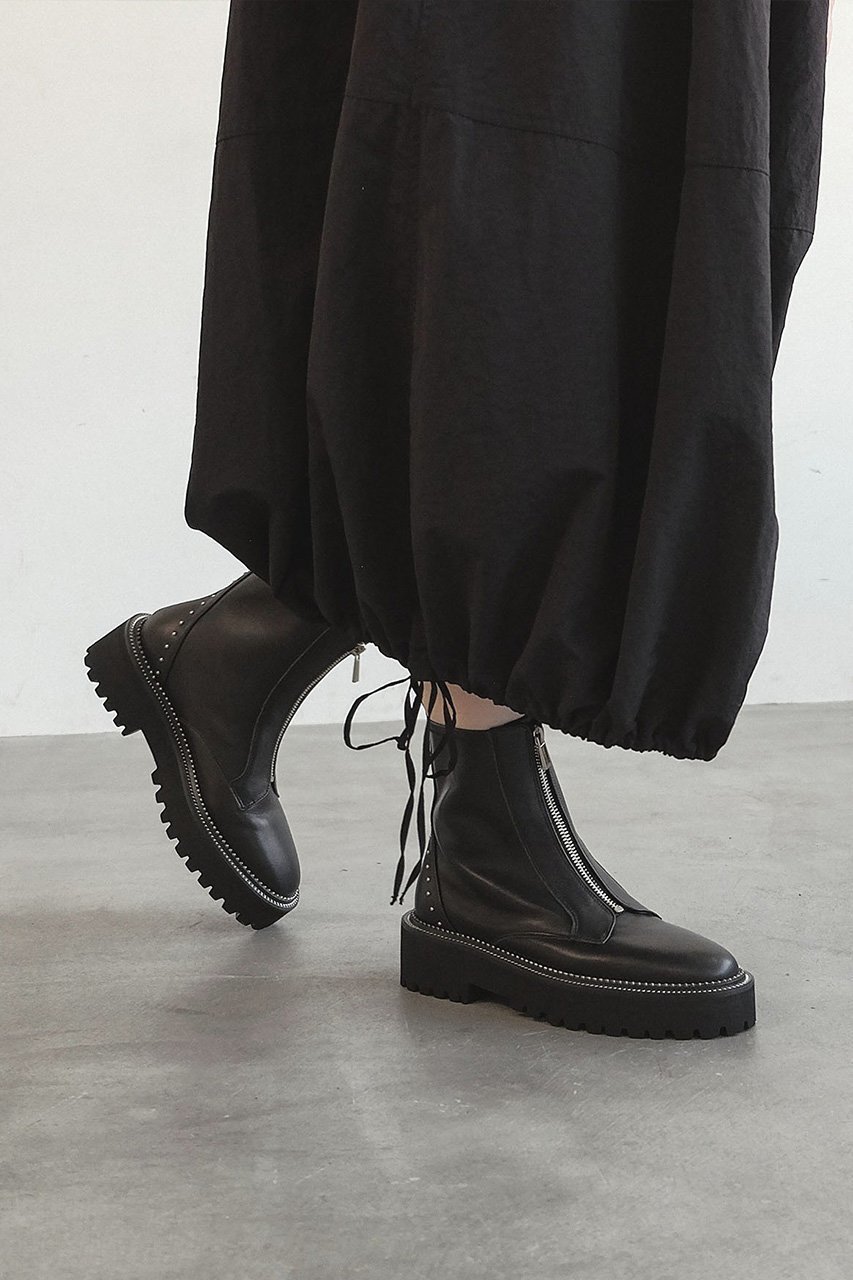 【ダニエラ アンド ジェマ/Daniella & GEMMA】のフロントジップスタッズブーツ 人気、トレンドファッション・服の通販 founy(ファニー) 　ファッション　Fashion　レディースファッション　Fashion for Women　おすすめ　Recommended / Our Picks　クール　Cool, Chic　ショート　Short, Short Length　シンプル　Simple, Minimal　フェミニン　Feminine, Girly　other-7|ID: prp329100004197317 ipo3291000000032870118