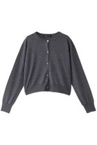 【ミズイロ インド/mizuiro ind】のhigh gauge crew neck C/D カーディガン gray|ID: prp329100004197322 ipo3291000000036531022