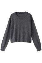 【ミズイロ インド/mizuiro ind】のhigh gauge crew neck P/O プルオーバー gray|ID:prp329100004197323