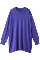 【ミズイロ インド/mizuiro ind】のhigh gauge V neck wide tunic チュニック blue|ID: prp329100004197326 ipo3291000000029076582