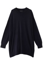 【ミズイロ インド/mizuiro ind】のhigh gauge V neck wide tunic チュニック navy|ID: prp329100004197326 ipo3291000000029076583