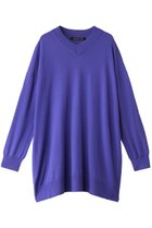 【ミズイロ インド/mizuiro ind】のhigh gauge V neck wide tunic チュニック blue|ID: prp329100004197326 ipo3291000000032895649