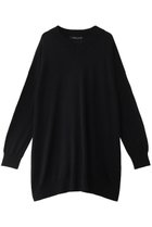 【ミズイロ インド/mizuiro ind】のhigh gauge V neck wide tunic チュニック black|ID: prp329100004197326 ipo3291000000032895658