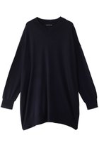 【ミズイロ インド/mizuiro ind】のhigh gauge V neck wide tunic チュニック navy|ID: prp329100004197326 ipo3291000000035531564