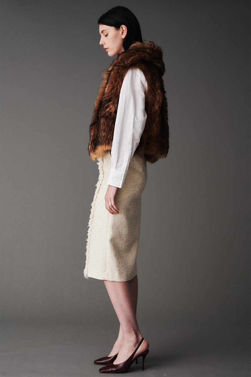 【オブリオ/AUBRIOT】のラメジャガード ペンシルスカート 人気、トレンドファッション・服の通販 founy(ファニー) 　ファッション　Fashion　レディースファッション　Fashion for Women　スカート　Skirts　シンプル　Simple, Minimal　ツイード／ツィード　Choker, Choker Necklace　フリンジ　Fringe, Tassel　ペンシル　Pencil, Pencil Skirt　モダン　Modern, Contemporary　other-7|ID: prp329100004199090 ipo3291000000035813926