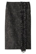 【オブリオ/AUBRIOT】のラメジャガード ペンシルスカート 人気、トレンドファッション・服の通販 founy(ファニー) ファッション Fashion レディースファッション Fashion for Women スカート Skirts シンプル Simple, Minimal ツイード／ツィード Choker, Choker Necklace フリンジ Fringe, Tassel ペンシル Pencil, Pencil Skirt モダン Modern, Contemporary thumbnail ブラック|ID: prp329100004199090 ipo3291000000036543818