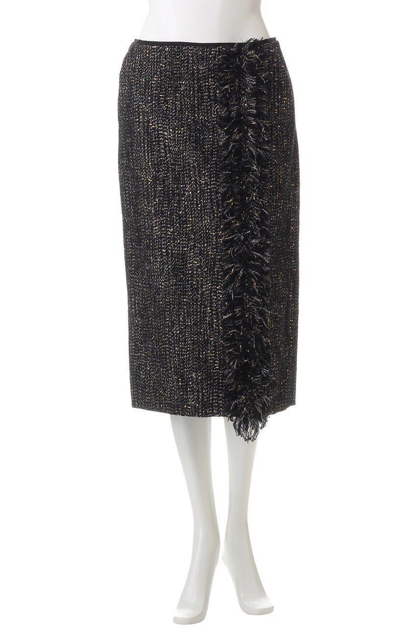 【オブリオ/AUBRIOT】のラメジャガード ペンシルスカート 人気、トレンドファッション・服の通販 founy(ファニー) 　ファッション　Fashion　レディースファッション　Fashion for Women　スカート　Skirts　シンプル　Simple, Minimal　ツイード／ツィード　Choker, Choker Necklace　フリンジ　Fringe, Tassel　ペンシル　Pencil, Pencil Skirt　モダン　Modern, Contemporary　other-2|ID: prp329100004199090 ipo3291000000036617980