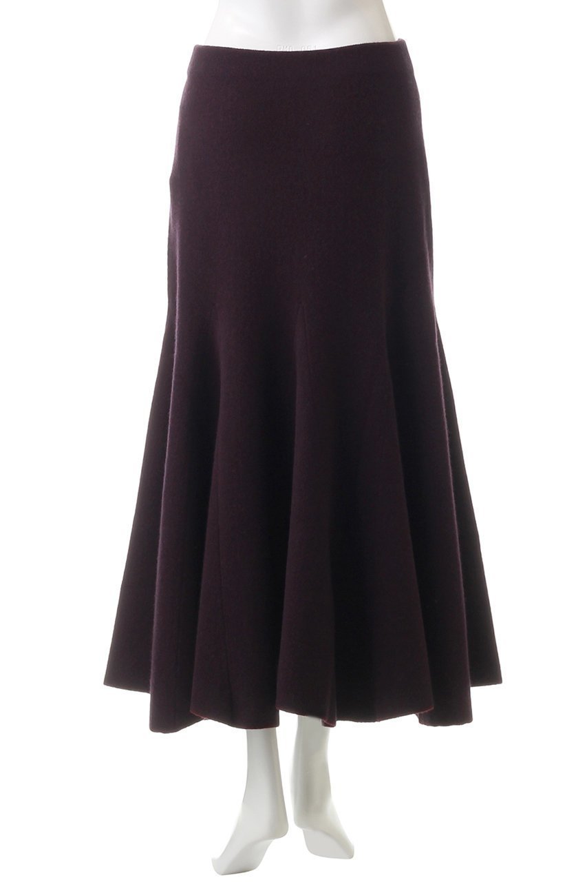 【オブリオ/AUBRIOT】のウールカシミヤ ニットスカート 人気、トレンドファッション・服の通販 founy(ファニー) 　ファッション　Fashion　レディースファッション　Fashion for Women　スカート　Skirts　おすすめ　Recommended / Our Picks　エレガント 上品　Elegant　クラシック　Classic, Timeless Style　セットアップ　Set-Up, Coordinated Outfit　フレア　Flare, Flared　ミックス　Mix, Mixed Style　other-4|ID: prp329100004199091 ipo3291000000035877752