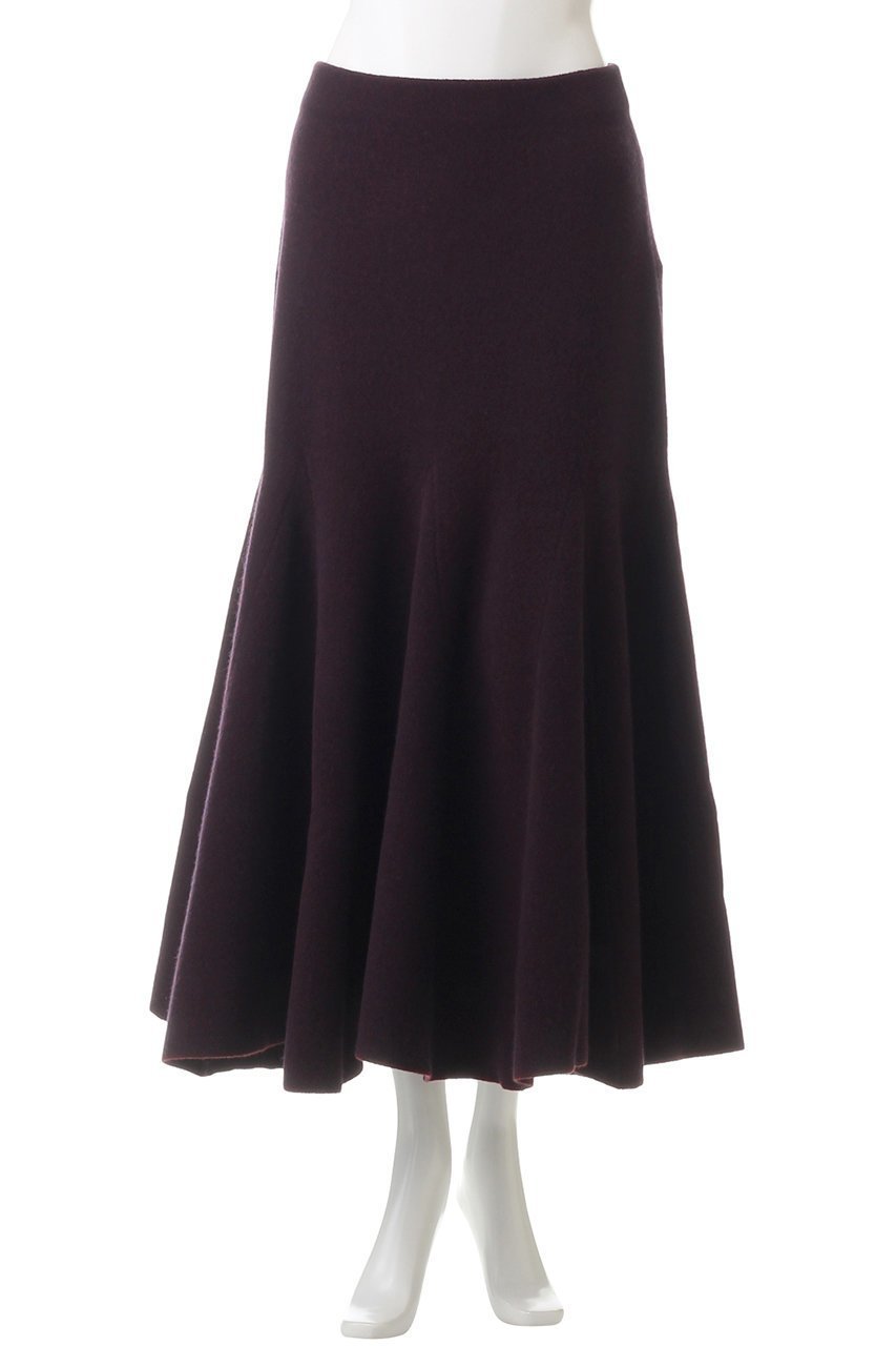 【オブリオ/AUBRIOT】のウールカシミヤ ニットスカート 人気、トレンドファッション・服の通販 founy(ファニー) ファッション Fashion レディースファッション Fashion for Women スカート Skirts おすすめ Recommended / Our Picks エレガント 上品 Elegant クラシック Classic, Timeless Style セットアップ Set-Up, Coordinated Outfit フレア Flare, Flared ミックス Mix, Mixed Style other-2|ID: prp329100004199091 ipo3291000000036124976