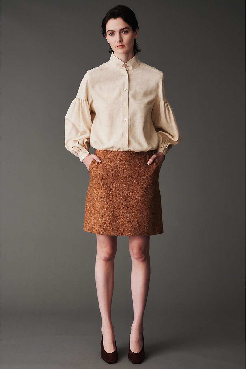 【オブリオ/AUBRIOT】のビスコースシルクネップ シャツブラウス 人気、トレンドファッション・服の通販 founy(ファニー) ファッション Fashion レディースファッション Fashion for Women トップス・カットソー Cut & Sew Tops シャツ・ブラウス・オフィスカジュアル Elegant Blouses & Button-Ups エレガント 上品 Elegant クラシック Classic, Timeless Style シルク Silk, 100% Silk スリーブ Sleeve, Long Sleeve / Short Sleeve ネップ Nepp, Slub Yarn ロング Long, Long-Length other-7|ID: prp329100004199092 ipo3291000000035823244