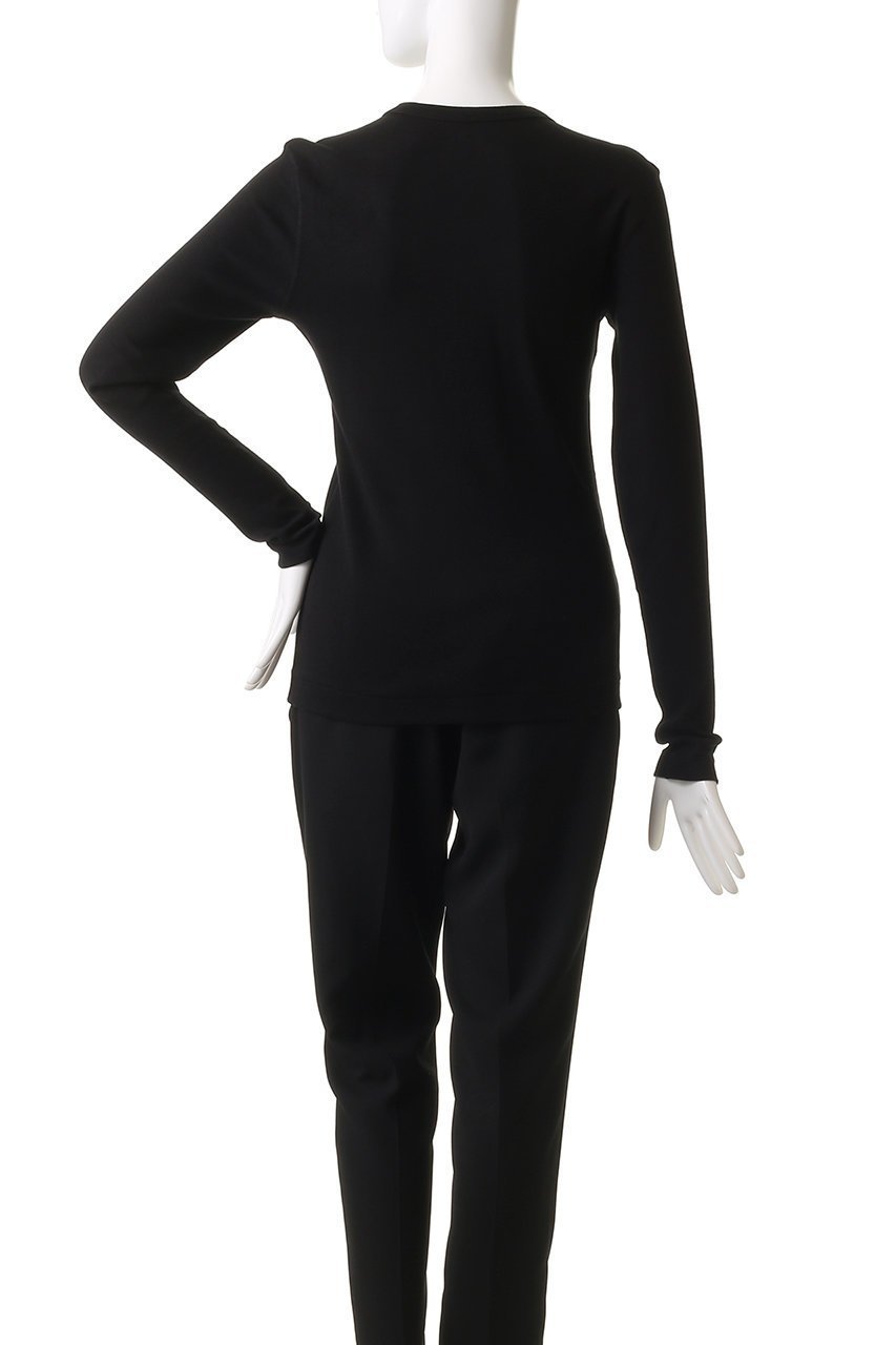 【スリー ドッツ/three dots】のジェシカ ロングスリーブカットソー 人気、トレンドファッション・服の通販 founy(ファニー) 　ファッション　Fashion　レディースファッション　Fashion for Women　トップス・カットソー　Cut & Sew Tops　シャツ・ブラウス・オフィスカジュアル　Elegant Blouses & Button-Ups　ロングTシャツ・Tシャツ　Longline T-Shirts & Tees　カットソー・ベーシックTシャツ　Cut-and-Sewn Tops / Stretch Tees & Basics　インナー　Innerwear　スリーブ　Sleeve, Long Sleeve / Short Sleeve　デコルテ　Décolleté, Neckline　ロング　Long, Long-Length　定番　Standard, Basic Item　長袖　Long Sleeve, Full Sleeve　other-4|ID: prp329100004199093 ipo3291000000032893511