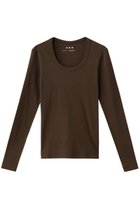 【スリー ドッツ/three dots】のジェシカ ロングスリーブカットソー 人気、トレンドファッション・服の通販 founy(ファニー) ファッション Fashion レディースファッション Fashion for Women トップス・カットソー Cut & Sew Tops シャツ・ブラウス・オフィスカジュアル Elegant Blouses & Button-Ups ロングTシャツ・Tシャツ Longline T-Shirts & Tees カットソー・ベーシックTシャツ Cut-and-Sewn Tops / Stretch Tees & Basics インナー Innerwear スリーブ Sleeve, Long Sleeve / Short Sleeve デコルテ Décolleté, Neckline ロング Long, Long-Length 定番 Standard, Basic Item 長袖 Long Sleeve, Full Sleeve thumbnail コーヒー|ID: prp329100004199093 ipo3291000000033964269