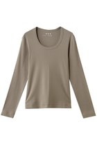 【スリー ドッツ/three dots】のジェシカ ロングスリーブカットソー コブルストーン|ID: prp329100004199093 ipo3291000000036371310