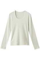 【スリー ドッツ/three dots】のジェシカ ロングスリーブカットソー キーライム|ID: prp329100004199093 ipo3291000000036371312