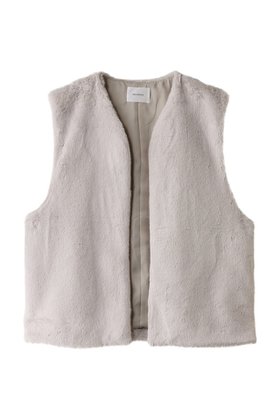 【ミディウミソリッド/MIDIUMISOLID】 fur vest ベスト人気、トレンドファッション・服の通販 founy(ファニー) ファッション Fashion レディースファッション WOMEN トップス・カットソー Tops/Tshirt ニット Knit Tops ベスト/ジレ Gilets/Vests プルオーバー Pullover シンプル Simple フェイクファー Faux Fur ベスト Vest ベーシック Basic NEW・新作・新着・新入荷 New Arrivals |ID:prp329100004199104