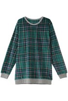 【キッドブルー/KID BLUE】の【UNISEX】24ストレッチシャギータータンチェックトップ 人気、トレンドファッション・服の通販 founy(ファニー) ファッション Fashion レディースファッション WOMEN トップス・カットソー Tops/Tshirt A/W・秋冬 Aw・Autumn/Winter・Fw・Fall-Winter ユニセックス Unisex なめらか Smooth リラックス Relax NEW・新作・新着・新入荷 New Arrivals thumbnail グリーン|ID: prp329100004199107 ipo3291000000029092321