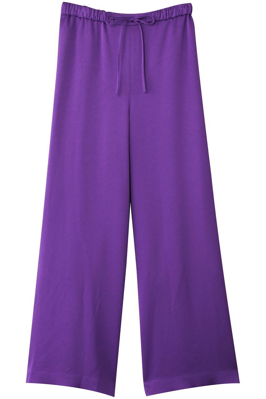 【ヒューエルミュージアム/hueLe Museum】の【STUMBLY】バックサテンワイドパンツ 人気、トレンドファッション・服の通販 founy(ファニー) ファッション Fashion レディースファッション Fashion for Women パンツ Pants & Trousers バッグ Bags シンプル Simple, Minimal ドレープ Drape, Draping Fabric エレガント 上品 Elegant other-1|ID: prp329100004199111 ipo3291000000036062732