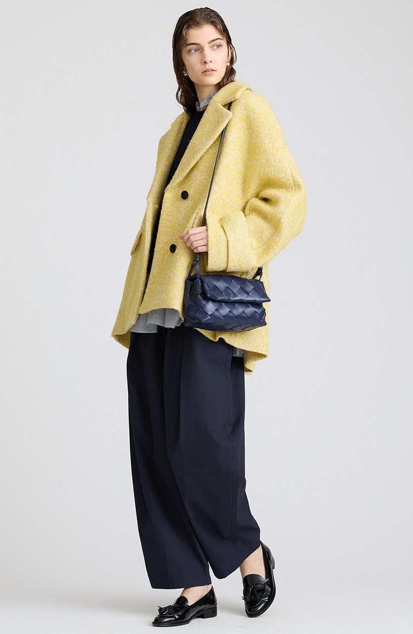 【ハウス オブ ロータス/HOUSE OF LOTUS】のループツイードケープライクコート 人気、トレンドファッション・服の通販 founy(ファニー) 　ファッション　Fashion　レディースファッション　WOMEN　アウター　Coat Outerwear　コート　Coats　インナー　Inner　ウォーム　Worm　カッティング　Cutting　クラシカル　Classical　ショート　Short　スタイリッシュ　Stylish　ツイード　Tweed　ハーフ　Half　ビッグ　Big　フォルム　Form　フロント　Front　ボトム　Bottom　ポケット　Pocket　other-8|ID: prp329100004199119 ipo3291000000031390393