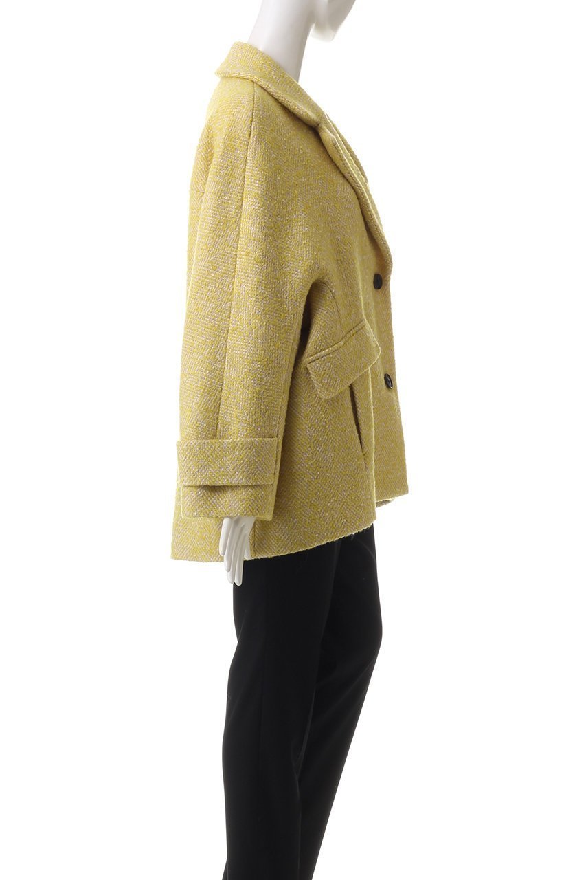 【ハウス オブ ロータス/HOUSE OF LOTUS】のループツイードケープライクコート 人気、トレンドファッション・服の通販 founy(ファニー) 　ファッション　Fashion　レディースファッション　Fashion for Women　アウター　Coat / Outerwear Collection　コート・ロングコート・ピーコート　Long Coats, Peacoats & More　インナー　Innerwear　ウォーム　Warm Fabric　カッティング　Cutting Detail　クラシカル　Classical, Vintage-Inspired　ショート　Short, Short Length　スタイリッシュ　Stylish, Fashionable　ツイード　Twill, Twill Weave　ハーフ　Half, Half-Length　ビッグ　Big, Oversized　フォルム　Silhouette, Form　フロント　Front, Front Design　ボトム　Bottoms, Lower Wear　other-3|ID: prp329100004199119 ipo3291000000032940924