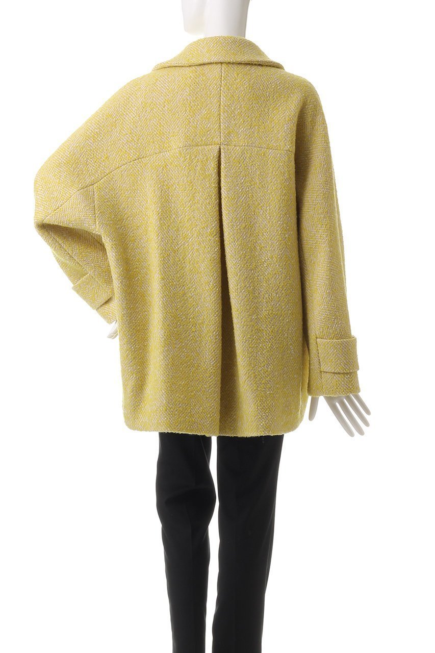 【ハウス オブ ロータス/HOUSE OF LOTUS】のループツイードケープライクコート 人気、トレンドファッション・服の通販 founy(ファニー) 　ファッション　Fashion　レディースファッション　Fashion for Women　アウター　Coat / Outerwear Collection　コート・ロングコート・ピーコート　Long Coats, Peacoats & More　インナー　Innerwear　ウォーム　Warm Fabric　カッティング　Cutting Detail　クラシカル　Classical, Vintage-Inspired　ショート　Short, Short Length　スタイリッシュ　Stylish, Fashionable　ツイード　Twill, Twill Weave　ハーフ　Half, Half-Length　ビッグ　Big, Oversized　フォルム　Silhouette, Form　フロント　Front, Front Design　ボトム　Bottoms, Lower Wear　other-4|ID: prp329100004199119 ipo3291000000032940933