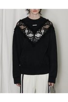 【プランク プロジェクト/PRANK PROJECT】のレーススウェット/Lace Sweatshirt 人気、トレンドファッション・服の通販 founy(ファニー) ファッション Fashion レディースファッション WOMEN トップス・カットソー Tops/Tshirt シャツ/ブラウス Shirts/Blouses パーカ Sweats ロング / Tシャツ T-Shirts スウェット Sweat カットソー Cut and Sewn インナー Inner ウォッシュ Wash エレガント 上品 Elegant スウェット Sweat リバーシブル Reversible レース Race NEW・新作・新着・新入荷 New Arrivals thumbnail C.GRY(チャコールグレー)|ID: prp329100004199128 ipo3291000000029092391