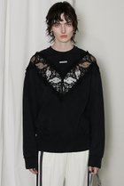 【プランク プロジェクト/PRANK PROJECT】のレーススウェット/Lace Sweatshirt C.GRY(チャコールグレー)|ID: prp329100004199128 ipo3291000000032893138