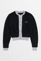 【プランク プロジェクト/PRANK PROJECT】のレイヤードクルーカーデ/Layered Crew Neck Cardigan 人気、トレンドファッション・服の通販 founy(ファニー) ファッション Fashion レディースファッション Fashion for Women トップス・カットソー Cut & Sew Tops ニット Knit Tops & Sweaters カーディガン・羽織り Layered Style Cardigans カーディガン Cardigan, Knitwear フロント Front, Front Design 人気 Popular, Best Seller thumbnail BLK(ブラック)|ID: prp329100004199131 ipo3291000000032914443