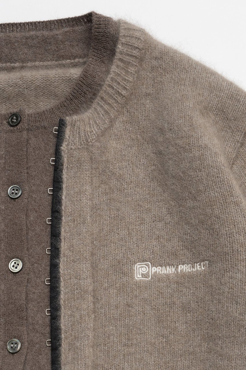 【プランク プロジェクト/PRANK PROJECT】のレイヤードクルーカーデ/Layered Crew Neck Cardigan 人気、トレンドファッション・服の通販 founy(ファニー) ファッション Fashion レディースファッション Fashion for Women トップス・カットソー Cut & Sew Tops ニット Knit Tops & Sweaters カーディガン・羽織り Layered Style Cardigans カーディガン Cardigan, Knitwear フロント Front, Front Design 人気 Popular, Best Seller other-4|ID: prp329100004199131 ipo3291000000032914488