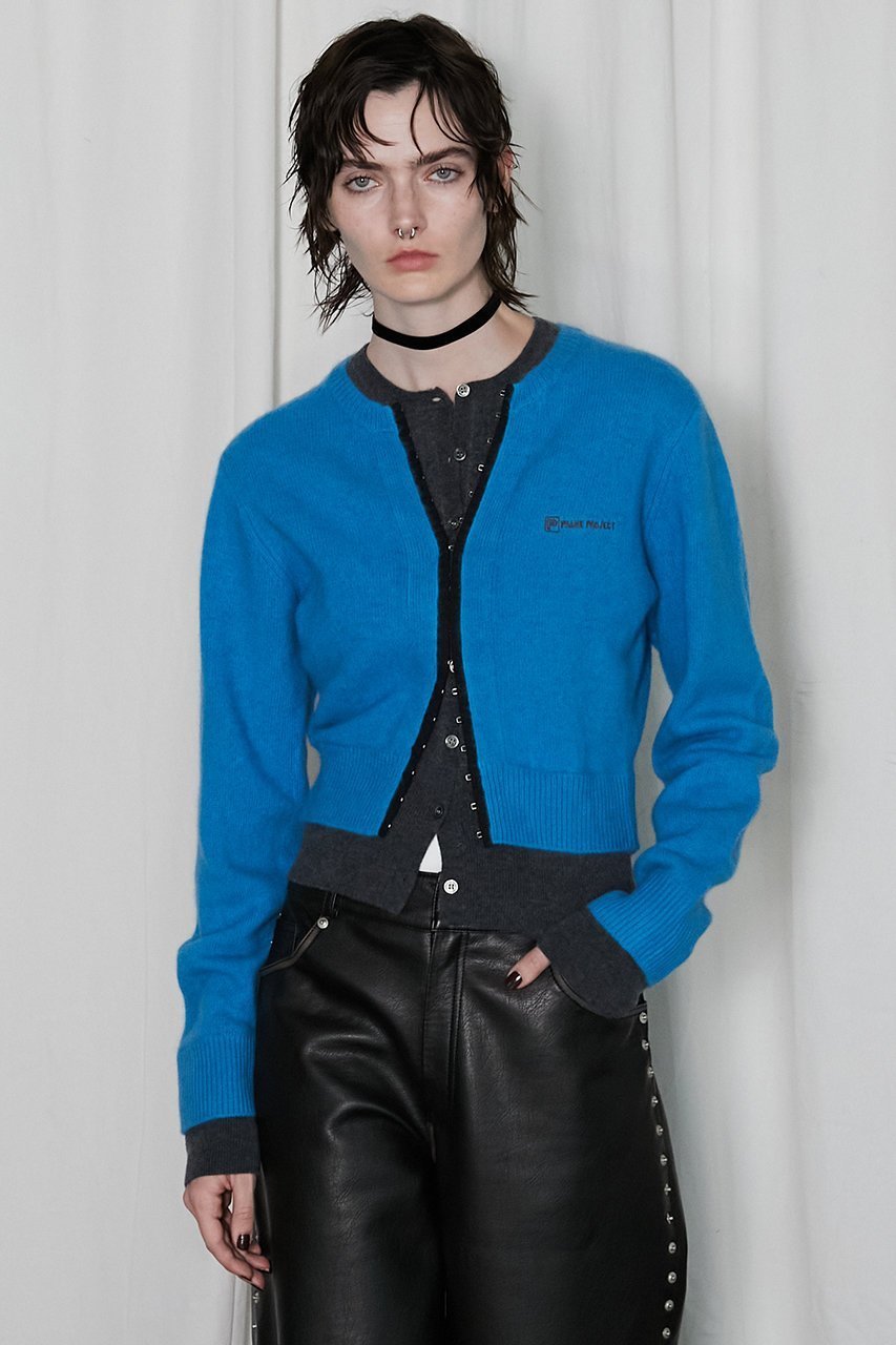 【プランク プロジェクト/PRANK PROJECT】のレイヤードクルーカーデ/Layered Crew Neck Cardigan 人気、トレンドファッション・服の通販 founy(ファニー) 　ファッション　Fashion　レディースファッション　Fashion for Women　トップス・カットソー　Cut & Sew Tops　ニット　Knit Tops & Sweaters　カーディガン・羽織り　Layered Style Cardigans　カーディガン　Cardigan, Knitwear　フロント　Front, Front Design　人気　Popular, Best Seller　other-2|ID: prp329100004199131 ipo3291000000035979933