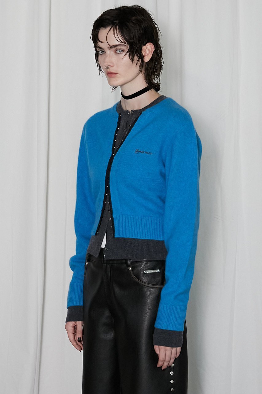 【プランク プロジェクト/PRANK PROJECT】のレイヤードクルーカーデ/Layered Crew Neck Cardigan 人気、トレンドファッション・服の通販 founy(ファニー) 　ファッション　Fashion　レディースファッション　Fashion for Women　トップス・カットソー　Cut & Sew Tops　ニット　Knit Tops & Sweaters　カーディガン・羽織り　Layered Style Cardigans　カーディガン　Cardigan, Knitwear　フロント　Front, Front Design　人気　Popular, Best Seller　other-3|ID: prp329100004199131 ipo3291000000035979934