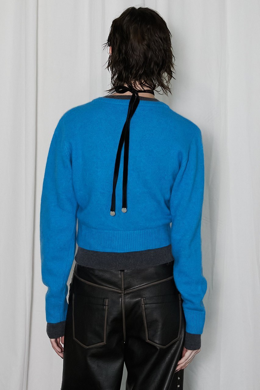 【プランク プロジェクト/PRANK PROJECT】のレイヤードクルーカーデ/Layered Crew Neck Cardigan 人気、トレンドファッション・服の通販 founy(ファニー) 　ファッション　Fashion　レディースファッション　Fashion for Women　トップス・カットソー　Cut & Sew Tops　ニット　Knit Tops & Sweaters　カーディガン・羽織り　Layered Style Cardigans　カーディガン　Cardigan, Knitwear　フロント　Front, Front Design　人気　Popular, Best Seller　other-4|ID: prp329100004199131 ipo3291000000035979935