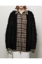 【プランク プロジェクト/PRANK PROJECT】のロングシャギーカーデ/Long Shaggy Cardigan 人気、トレンドファッション・服の通販 founy(ファニー) ファッション Fashion レディースファッション WOMEN トップス・カットソー Tops/Tshirt ニット Knit Tops カーディガン Cardigans カーディガン Cardigan デニム Denim NEW・新作・新着・新入荷 New Arrivals 防寒 Cold Protection thumbnail BLK(ブラック)|ID: prp329100004199134 ipo3291000000029092415