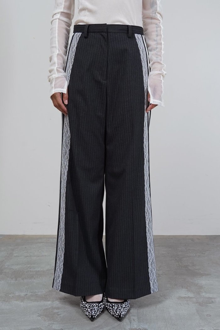 【プランク プロジェクト/PRANK PROJECT】のサイドレースラインスラックス / Side Lace Line Slacks インテリア・キッズ・メンズ・レディースファッション・服の通販 founy(ファニー) https://founy.com/ ファッション Fashion レディースファッション WOMEN パンツ Pants おすすめ Recommend ジャケット Jacket ジャージ Jersey スポーティ Sporty スラックス Slacks 冬 Winter |ID: prp329100004199135 ipo3291000000029092419
