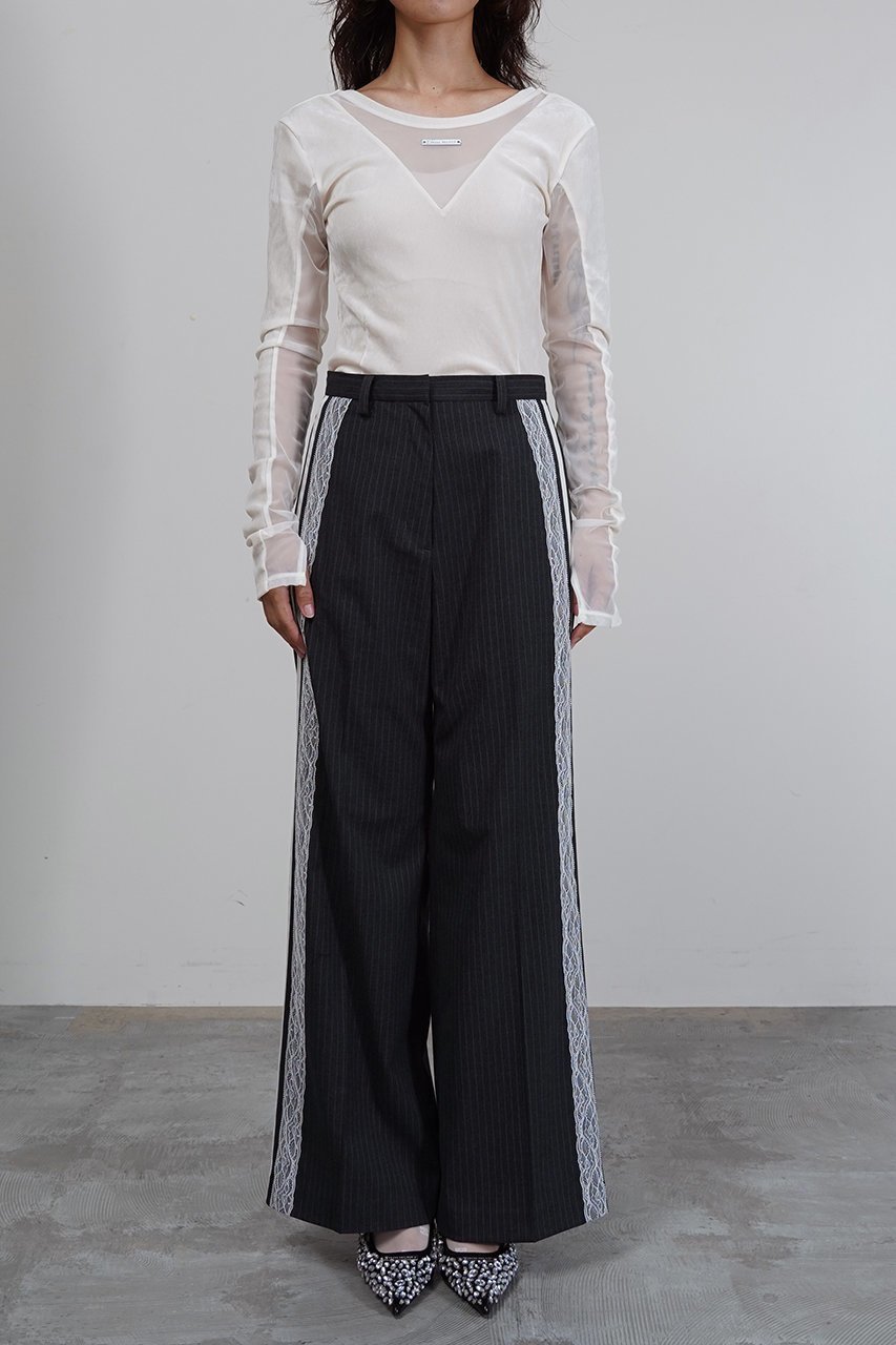【プランク プロジェクト/PRANK PROJECT】のサイドレースラインスラックス / Side Lace Line Slacks 人気、トレンドファッション・服の通販 founy(ファニー) ファッション Fashion レディースファッション Fashion for Women パンツ Pants & Trousers おすすめ Recommended / Our Picks ジャケット Jacket, Outerwear スポーティ Sporty, Casual Athletic スラックス Slacks, Dress Pants 冬 Winter / This Winter other-6|ID: prp329100004199135 ipo3291000000035663099