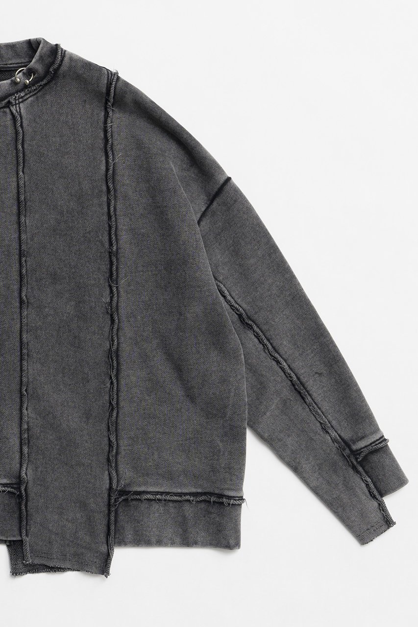 【プランク プロジェクト/PRANK PROJECT】のピグメントピアッシングスウェットトップ / Pigment Pierced Sweat Top 人気、トレンドファッション・服の通販 founy(ファニー) ファッション Fashion レディースファッション Fashion for Women トップス・カットソー Cut & Sew Tops シャツ・ブラウス・オフィスカジュアル Elegant Blouses & Button-Ups レディースパーカー・カジュアルフーディー Casual Hoodies & Sweatshirts ロングTシャツ・Tシャツ Longline T-Shirts & Tees スウェット・クルーネックトップス Sweatshirts & Crewnecks / Relaxed Fit Sweat Tops カットソー・ベーシックTシャツ Cut-and-Sewn Tops / Stretch Tees & Basics セットアップ Set-Up, Coordinated Outfit other-3|ID: prp329100004199139 ipo3291000000032844146