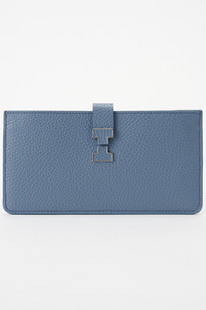 【イアクッチ/IACUCCI】のアバ ロングウォレット CERVO インテリア・キッズ・メンズ・レディースファッション・服の通販 founy(ファニー) 　ファッション　Fashion　レディースファッション　Fashion for Women　ミニ財布・二つ折り財布　Wallets & Card Cases　バッグ　Bags　シルバー　Silver, Metallic Silver　スクエア　Square, Square Shape　スマート　Smart, Elegant　財布　Wallet, Purse　トラベル　Travel, Travel Gear　人気　Popular, Best Seller　フォルム　Silhouette, Form　ポケット　Pocket, Pocket Detail　メタル　Metal, Metal Parts　ラップ　Wrap, Wrap Design　おすすめ　Recommended / Our Picks　サックスブルー|ID: prp329100004199143 ipo3291000000035512827