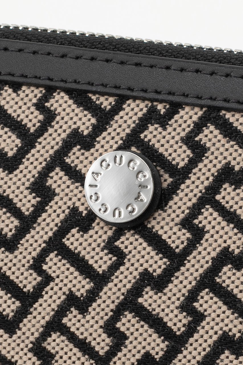 【イアクッチ/IACUCCI】のモノグランマ ロングウォレット JACQUARD/RUGA 人気、トレンドファッション・服の通販 founy(ファニー) 　ファッション　Fashion　レディースファッション　Fashion for Women　ミニ財布・二つ折り財布　Wallets & Card Cases　バッグ　Bags　グラフィック　Graphic, Graphic Design　コイン　Coin, Coin Design　シンプル　Simple, Minimal　ジャカード／ジャガード　Jacquard, Woven Pattern　財布　Wallet, Purse　ポケット　Pocket, Pocket Detail　ラウンド　Round, Round Neck　おすすめ　Recommended / Our Picks　other-6|ID: prp329100004199146 ipo3291000000035870245