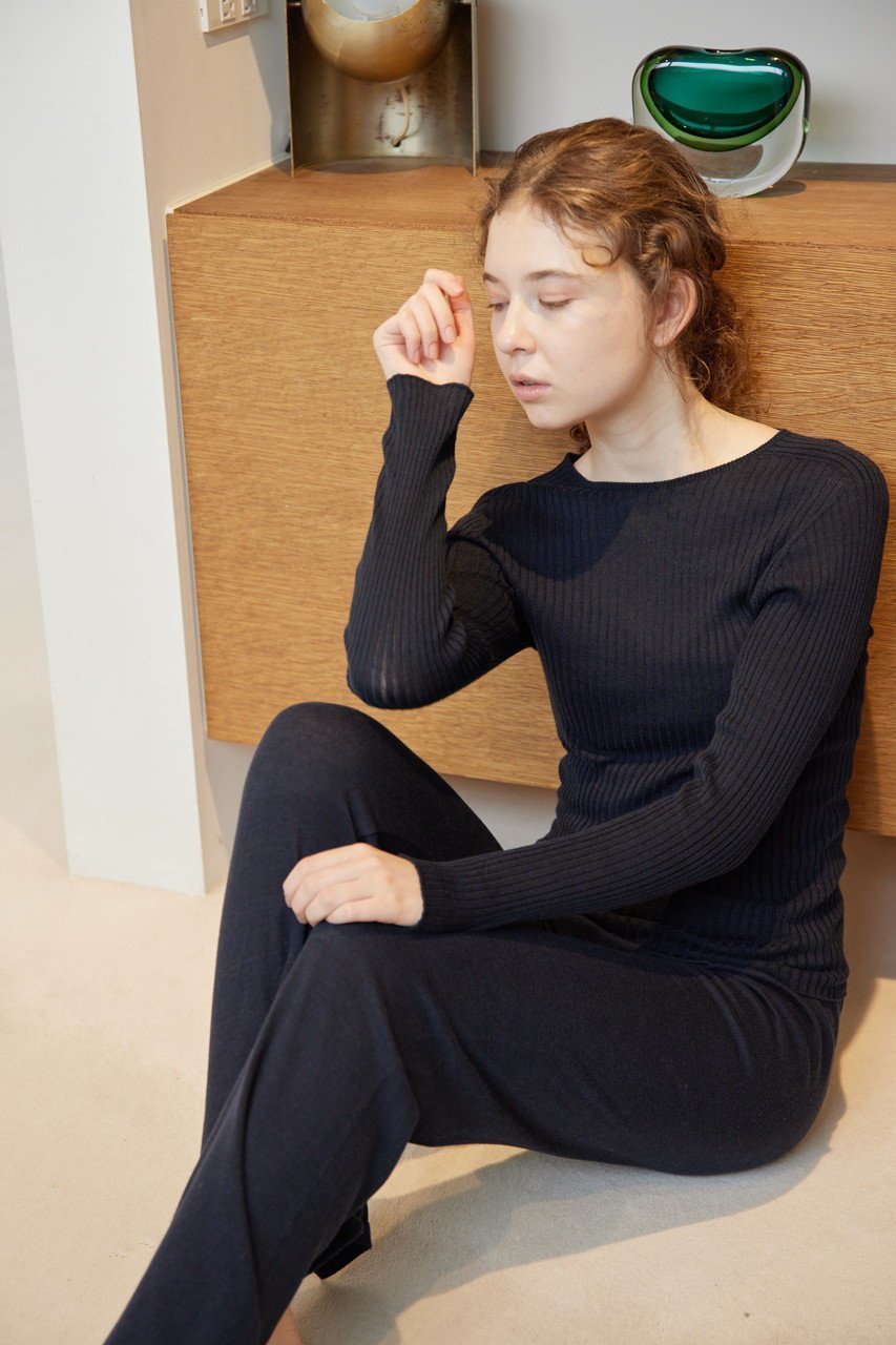 【ネテネ/NETENE】のコンフィニット長袖クルーネックプルオーバー 人気、トレンドファッション・服の通販 founy(ファニー) 　ファッション　Fashion　レディースファッション　Fashion for Women　トップス・カットソー　Cut & Sew Tops　ニット　Knit Tops & Sweaters　カジュアルプルオーバー・ニットトップス　Pullovers & Knit Tops / Casual Pullovers　シンプル　Simple, Minimal　フィット　Fit, Slim Fit　長袖　Long Sleeve, Full Sleeve　other-6|ID: prp329100004199157 ipo3291000000032958492