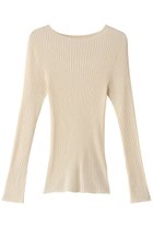 【ネテネ/NETENE】のコンフィニット長袖クルーネックプルオーバー 人気、トレンドファッション・服の通販 founy(ファニー) ファッション Fashion レディースファッション Fashion for Women トップス・カットソー Cut & Sew Tops ニット Knit Tops & Sweaters カジュアルプルオーバー・ニットトップス Pullovers & Knit Tops / Casual Pullovers シンプル Simple, Minimal フィット Fit, Slim Fit 長袖 Long Sleeve, Full Sleeve thumbnail ナチュラル|ID: prp329100004199157 ipo3291000000035655666