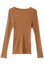 【ネテネ/NETENE】のコンフィニット長袖クルーネックプルオーバー アンバー|ID: prp329100004199157 ipo3291000000036785979