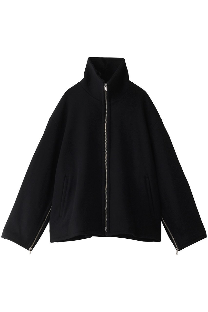 【ヨーク/YOKE】の【UNISEX】MELTON スタンドカラージップブルゾン インテリア・キッズ・メンズ・レディースファッション・服の通販 founy(ファニー) 　ファッション　Fashion　レディースファッション　Fashion for Women　アウター　Coat / Outerwear Collection　レディースジャケット・軽アウター　Jackets　ブルゾンジャケット・スポーティアウター　Blouson Jackets　ユニセックス　Unisex, Genderless　ジャケット　Jacket, Outerwear　ブルゾン　Blouson, Bomber Jacket　メルトン　Melton, Heavy Wool　無地　Plain, Solid Color　A/W・秋冬　Autumn/Winter　ブラック|ID: prp329100004199167 ipo3291000000035720813