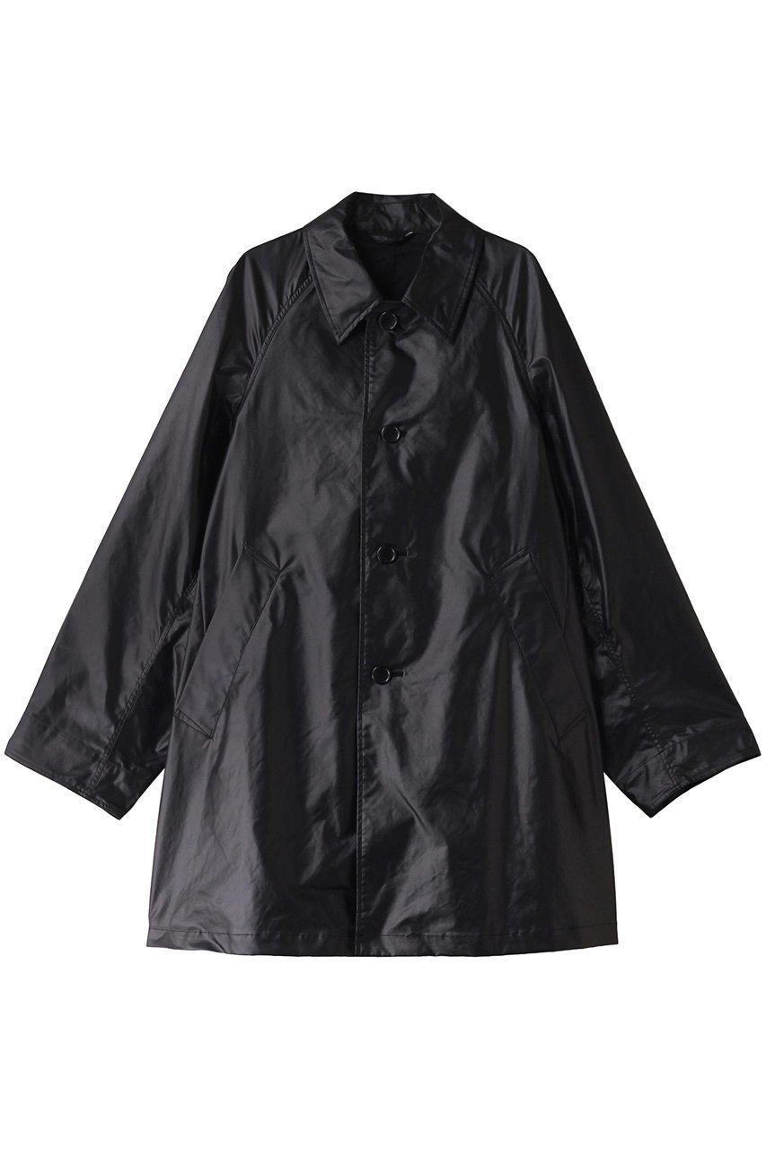 【ヨーク/YOKE / MEN】の【MEN】レザーライク CAR コート インテリア・キッズ・メンズ・レディースファッション・服の通販 founy(ファニー) 　ファッション　Fashion　メンズファッション　Fashion for Men　2024年　2024　2024春夏・S/S　Spring/Summer 2024 SS24　パターン　Pattern, Design Print　ロング　Long, Long-Length　ヴィンテージ　Vintage Style　ブラック|ID: prp329100004199169 ipo3291000000032942075